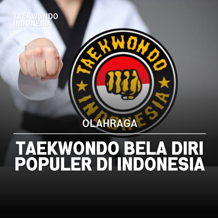 Taekwondo bela diri populer di Indonesia Taekwondo Indonesia Dojang hyenastc
